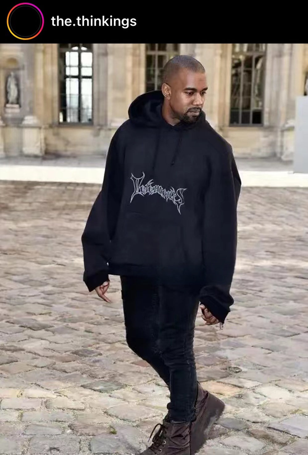 (1600g) VET 2016 AW Metal Hoodie – OG Oversized Kanye Edition Pullover