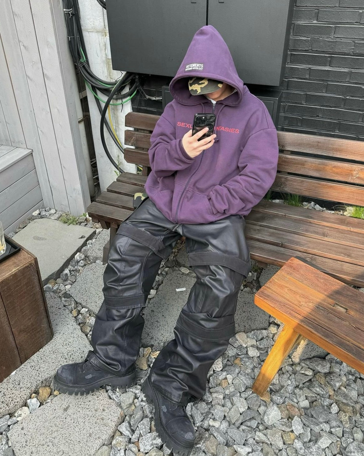 Vetements Rare Purple Sexual Fantasies Hoodie – Exclusive Collectible Edition