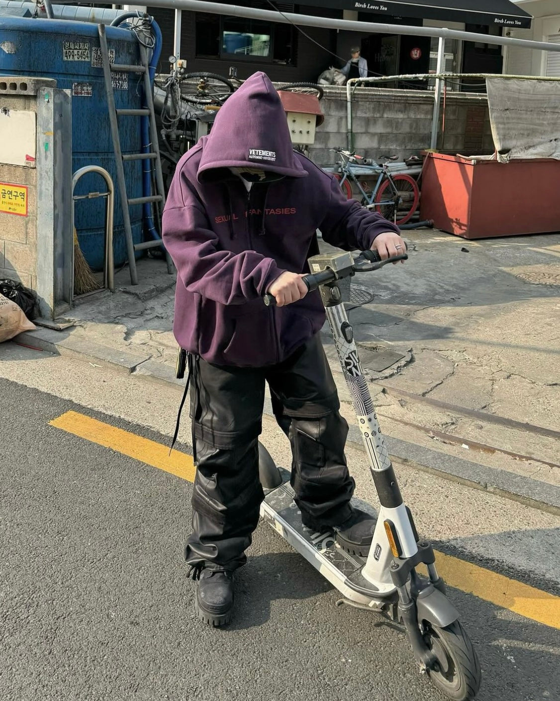 Vetements Rare Purple Sexual Fantasies Hoodie – Exclusive Collectible Edition
