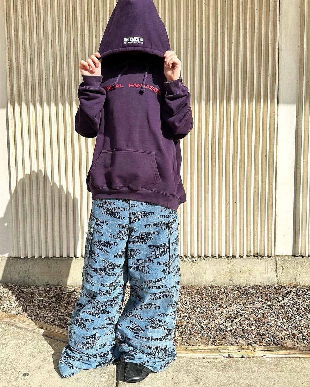 Vetements Rare Purple Sexual Fantasies Hoodie – Exclusive Collectible Edition