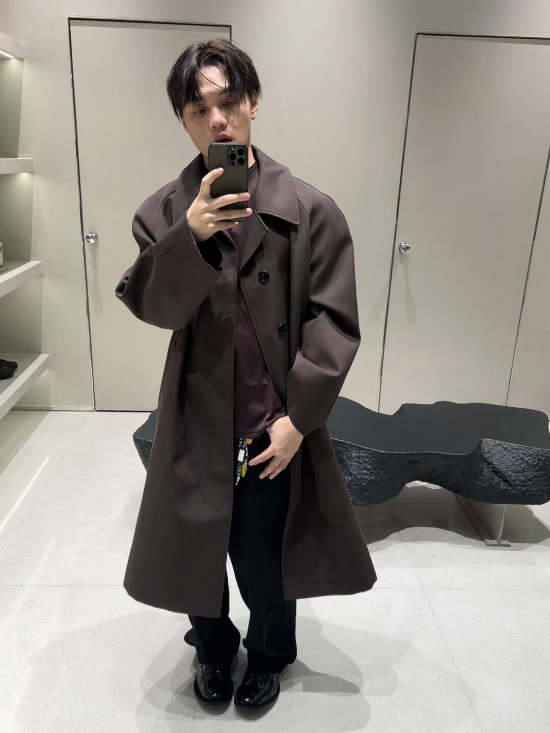 Self-made 24FW Lemaire Wool Blend Coat – Heavyweight Raglan Long Trench