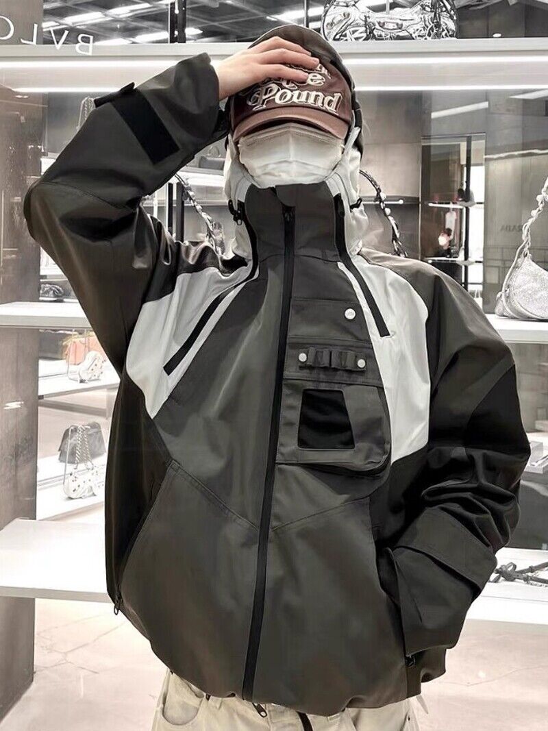 Undermycar 22FW Gray White Armor Outdoor Assault Jacket Hardshell Outerwear
