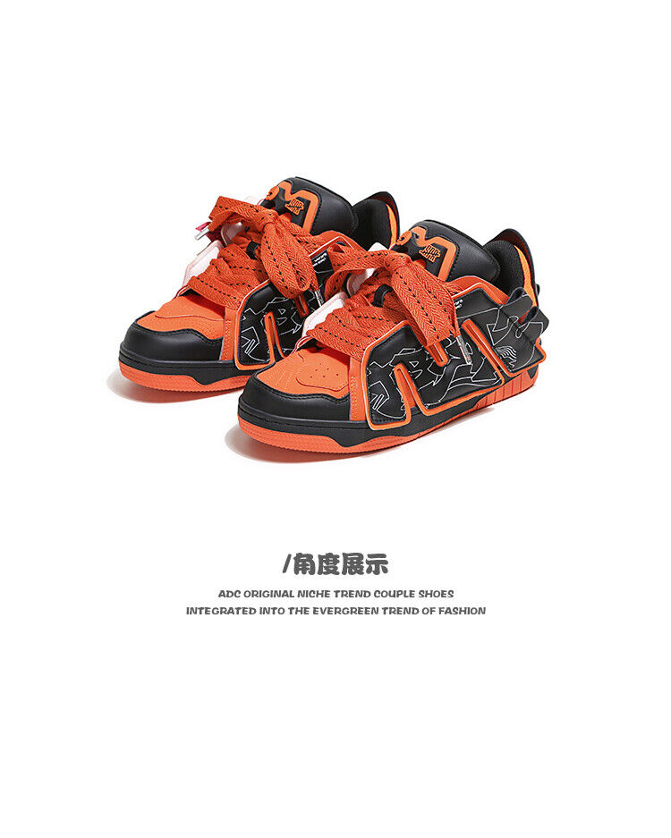"ADC Da Vinci 'Wheatstorm' :Original Heighten Unisex Skateboard Bread Shoes