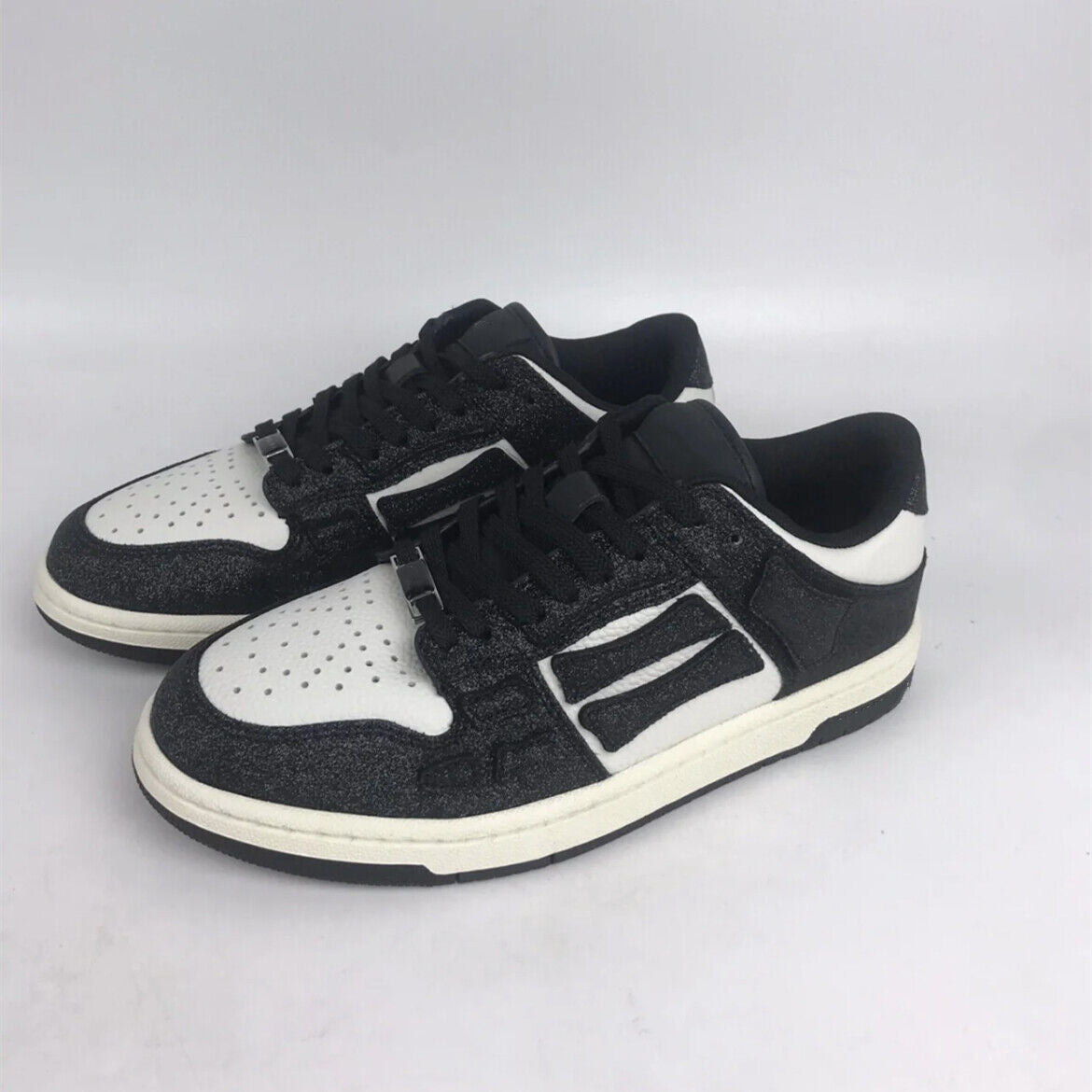 2023SS Bone Shoes Lychee Grain Top Layer Cowhide Low-top Leisure Board Shoes