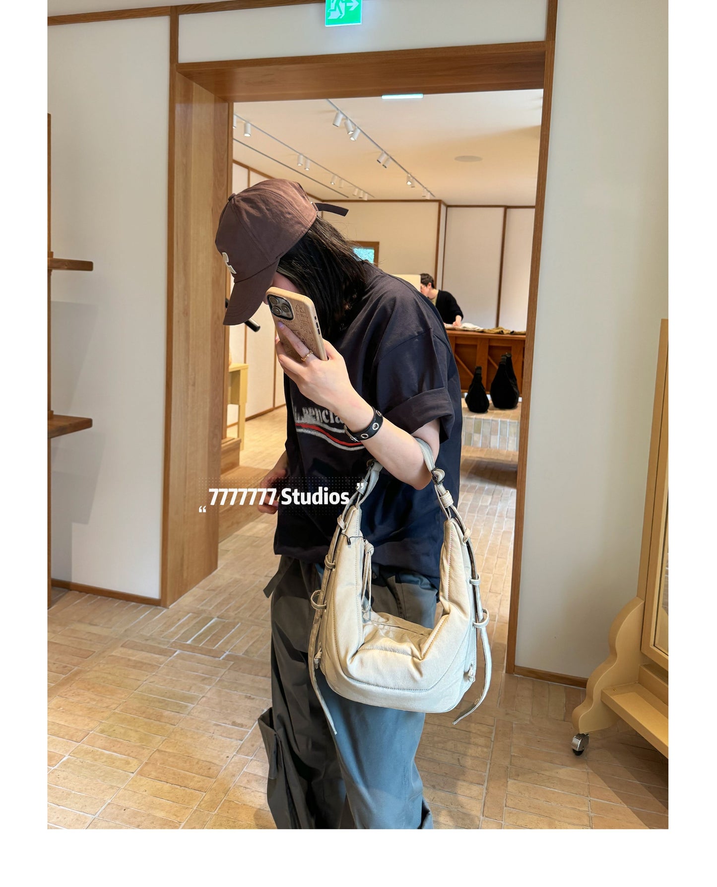 24FW LEM Horn Croissant Bag –Minimalist Casual Commuter Crossbody Large Capacity