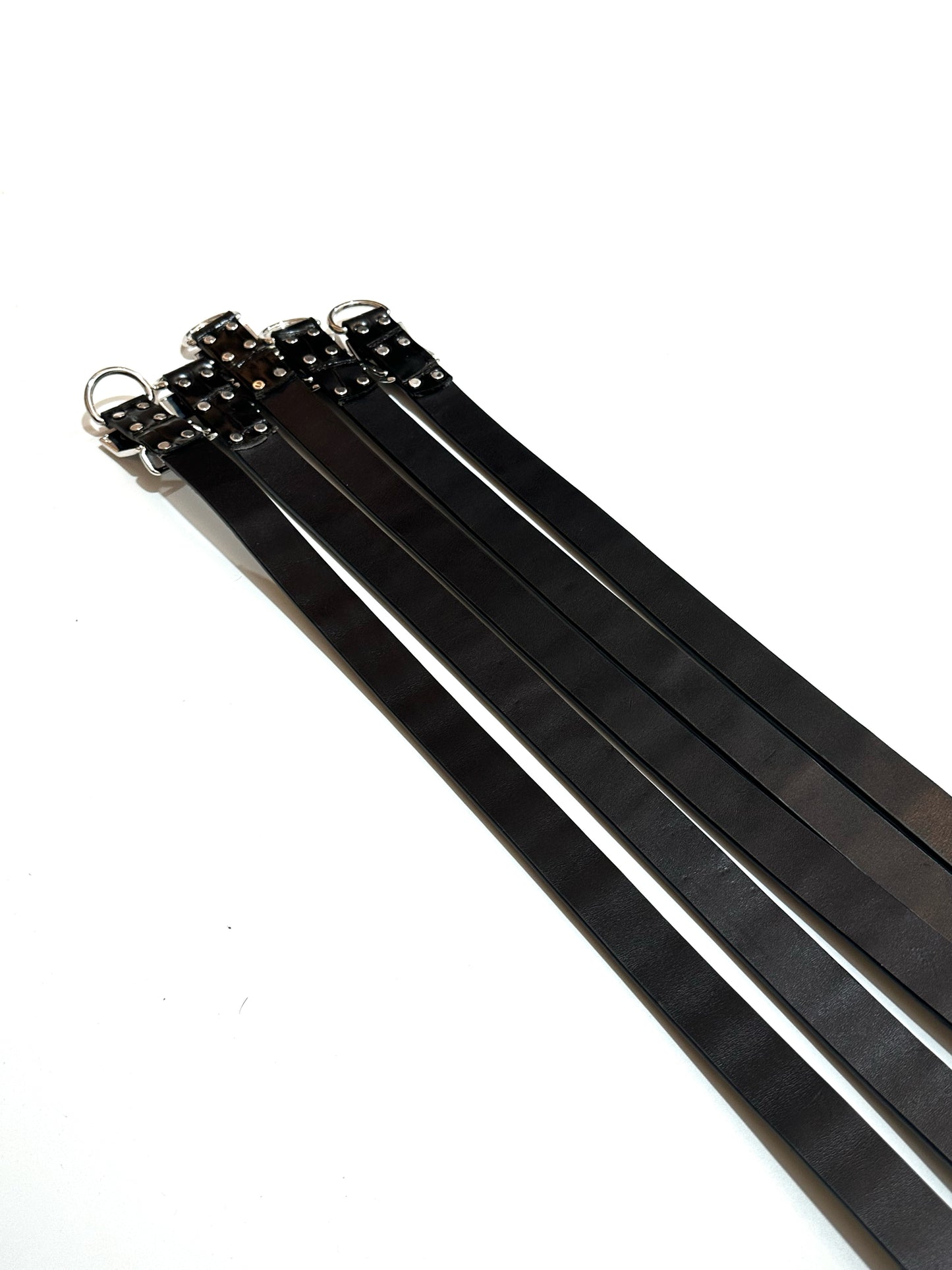 UNDERCOVER AW06 AFFA Archive Belt Scale-Embossed Crocodile Leather Armor Plating