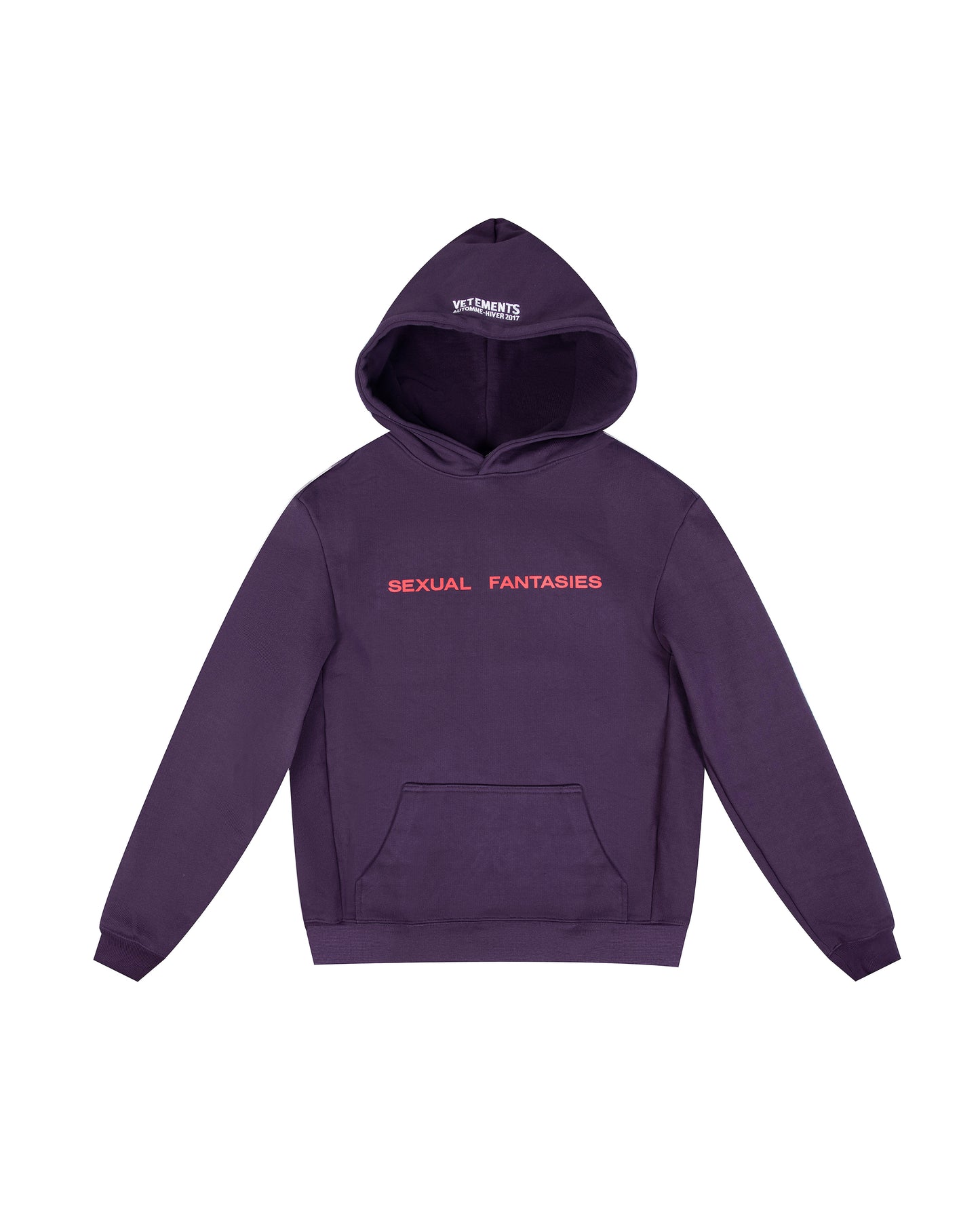 Vetements Rare Purple Sexual Fantasies Hoodie – Exclusive Collectible Edition