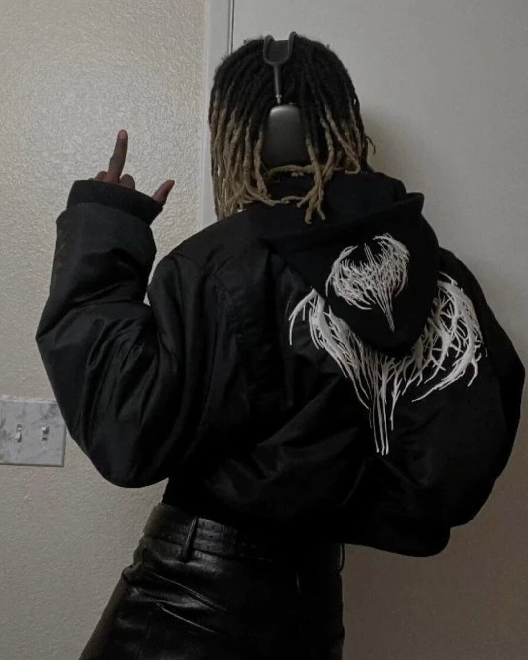 FW23 Playboi Carti Narcissist Bomber – Cropped Short Puffer Jacket