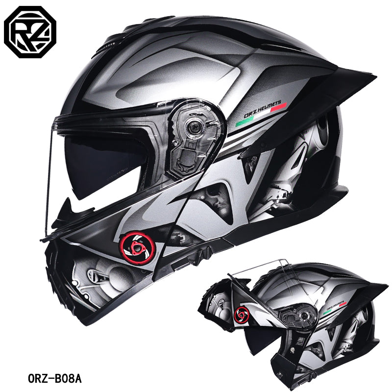 Ice Age 3C DOT Approve Full Face Dual Visors Unisex Bluetooth Motorcycle Helmet