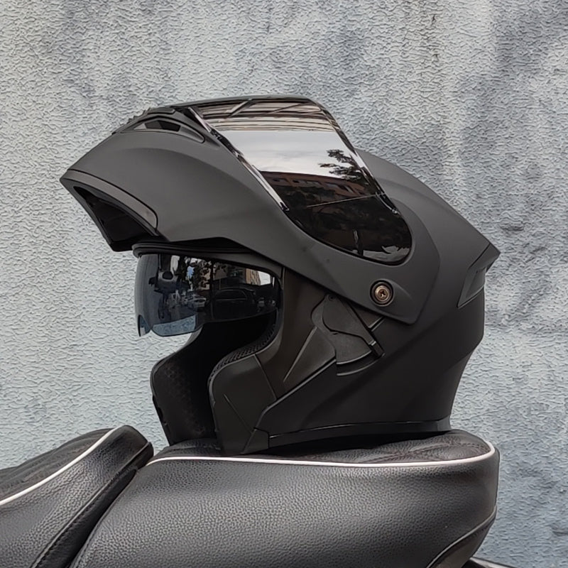 Mecha / 3C DOT Full Face Dual Visors Unisex /Bluetooth Motorcycle Helmet