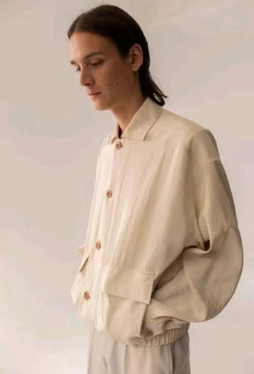 donclick LEMAIRE Dry-Tech Jacket | SS19 Classic Workwear Harrington Jacket Unisex