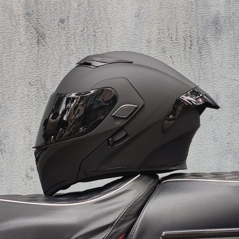 Mecha / 3C DOT Full Face Dual Visors Unisex /Bluetooth Motorcycle Helmet
