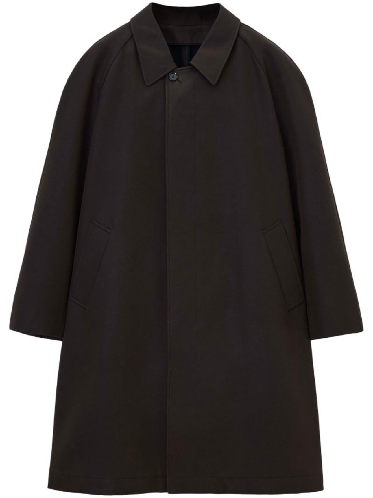 Self-made 24FW Lemaire Wool Blend Coat – Heavyweight Raglan Long Trench