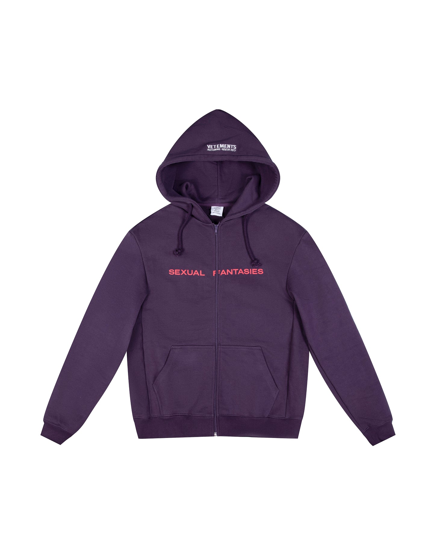 Vetements Rare Purple Sexual Fantasies Hoodie – Exclusive Collectible Edition