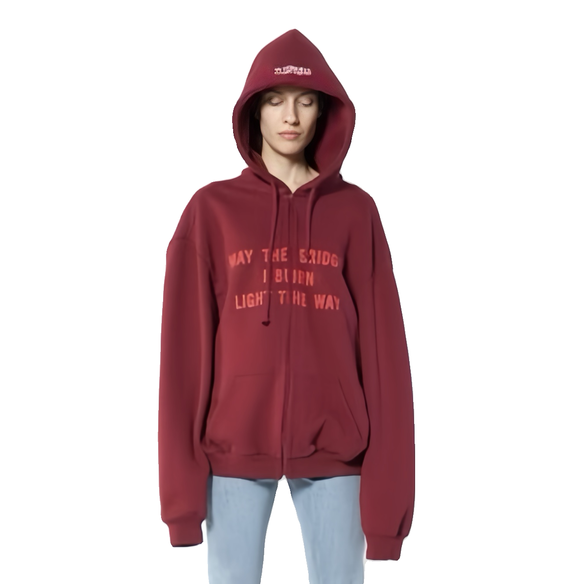 Revised VTM 17SS "Bridges I Burn" Zip Hoodie - Ultra Heavyweight Hoodie