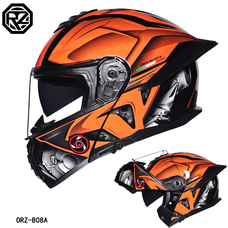 Ice Age 3C DOT Approve Full Face Dual Visors Unisex Bluetooth Motorcycle Helmet