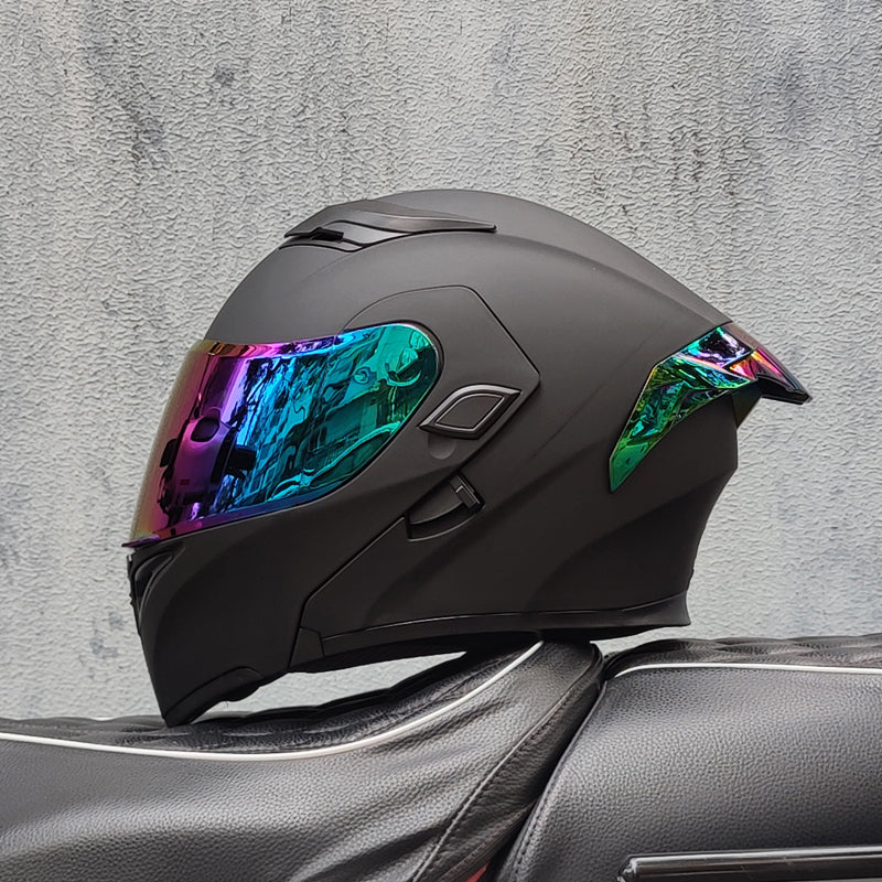 Mecha / 3C DOT Full Face Dual Visors Unisex /Bluetooth Motorcycle Helmet