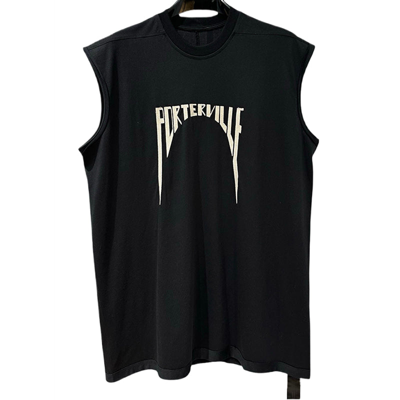 Dark Avant-garde Rick Owen Vibe High-Street Tee – Oversized Cotton Short Sleeve