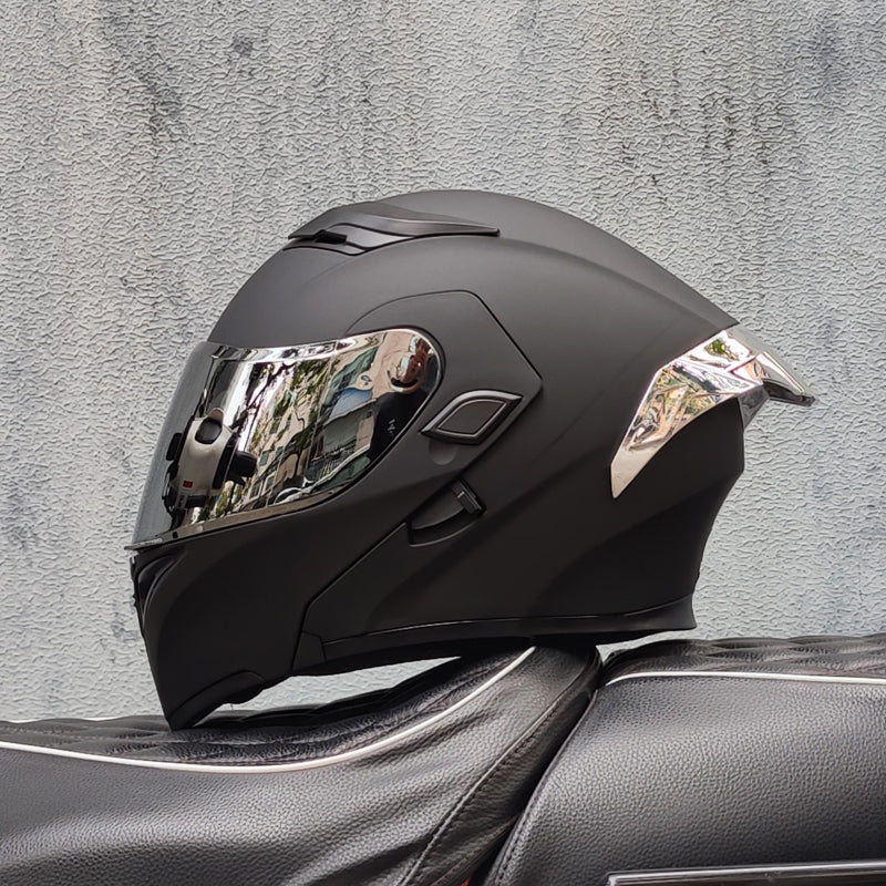 Mecha / 3C DOT Full Face Dual Visors Unisex /Bluetooth Motorcycle Helmet