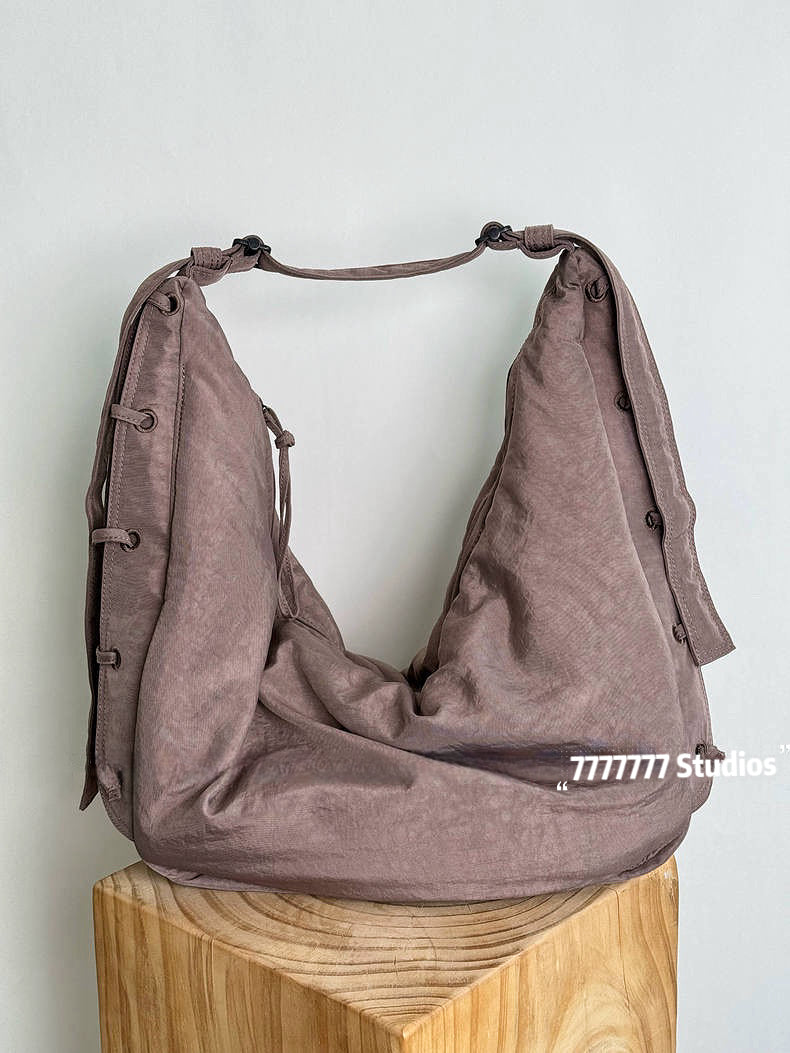 24FW LEM Horn Croissant Bag –Minimalist Casual Commuter Crossbody Large Capacity