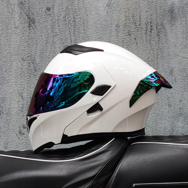 Mecha / 3C DOT Full Face Dual Visors Unisex /Bluetooth Motorcycle Helmet