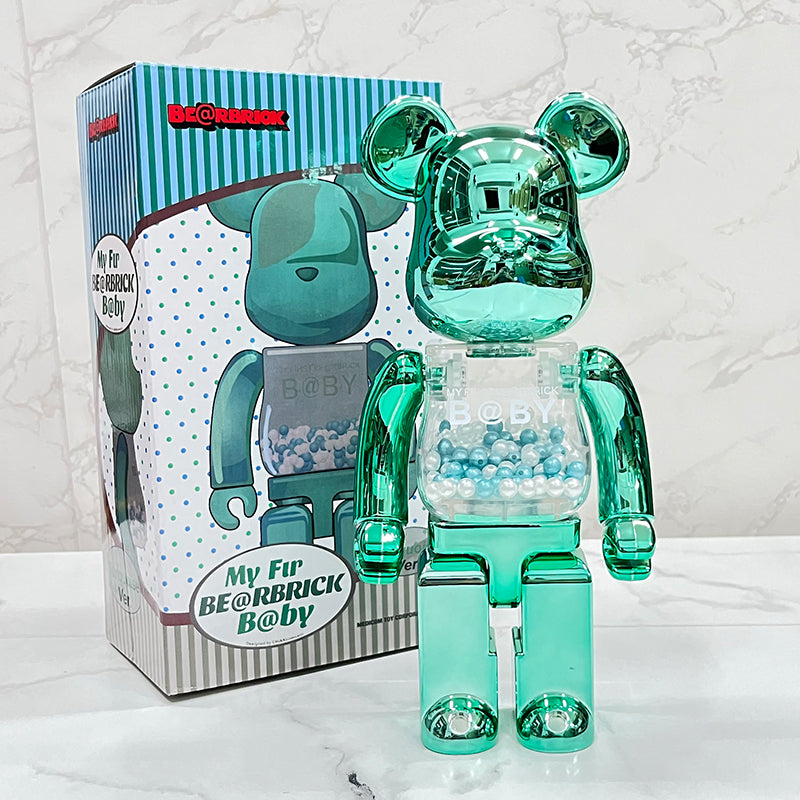 BE@RBRICK 400% Building Block Plating Violent Bears Collectible Figure Gift Toys