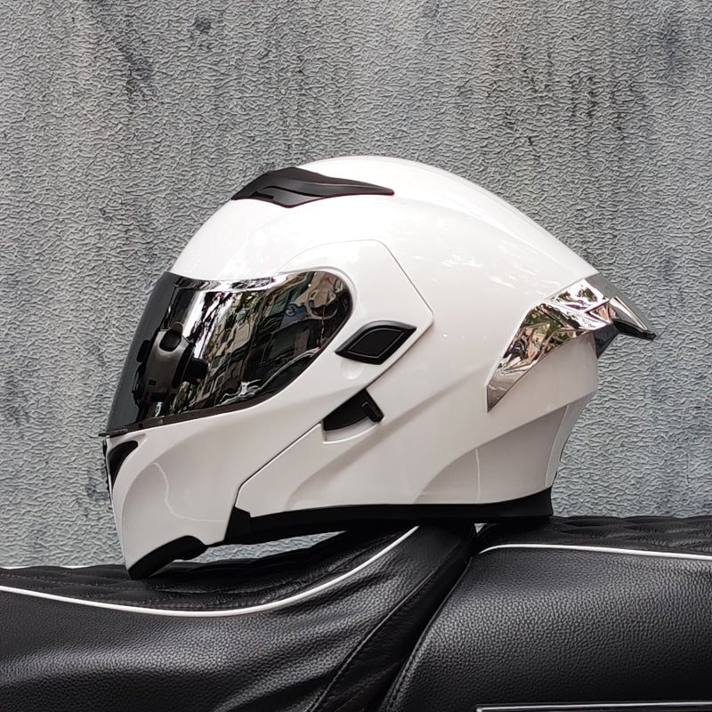 Mecha / 3C DOT Full Face Dual Visors Unisex /Bluetooth Motorcycle Helmet