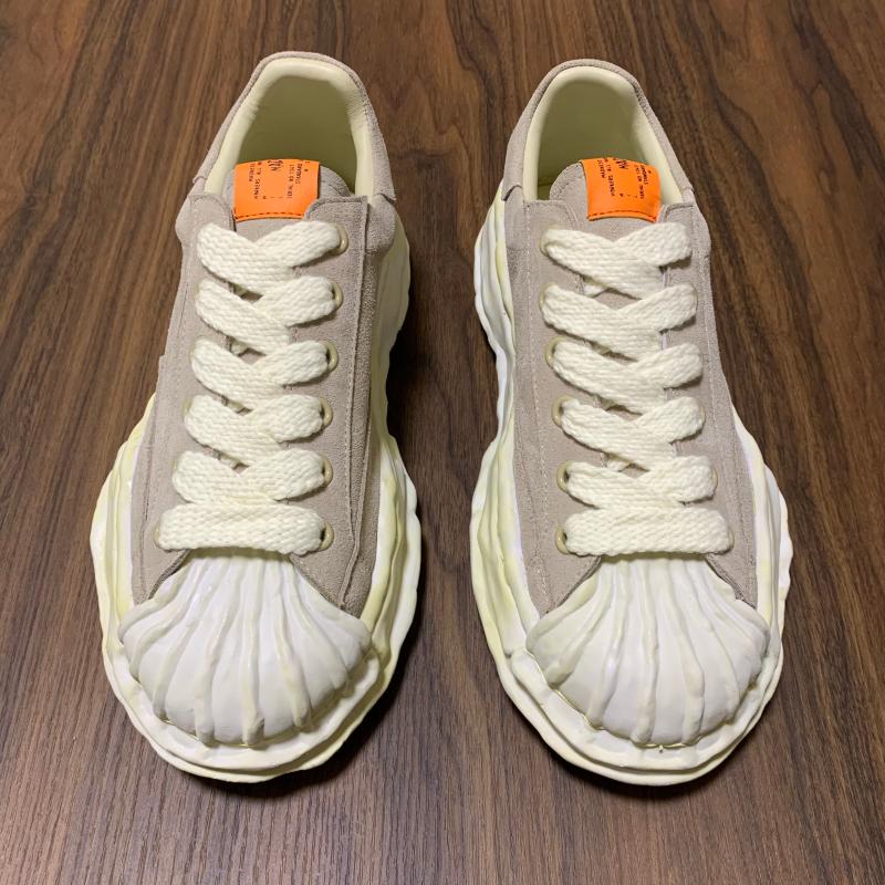 Mitsuharu Sanyuan Vintage Unisex Distressed Shell-Toe MMY Canvas Shoes Sneakers