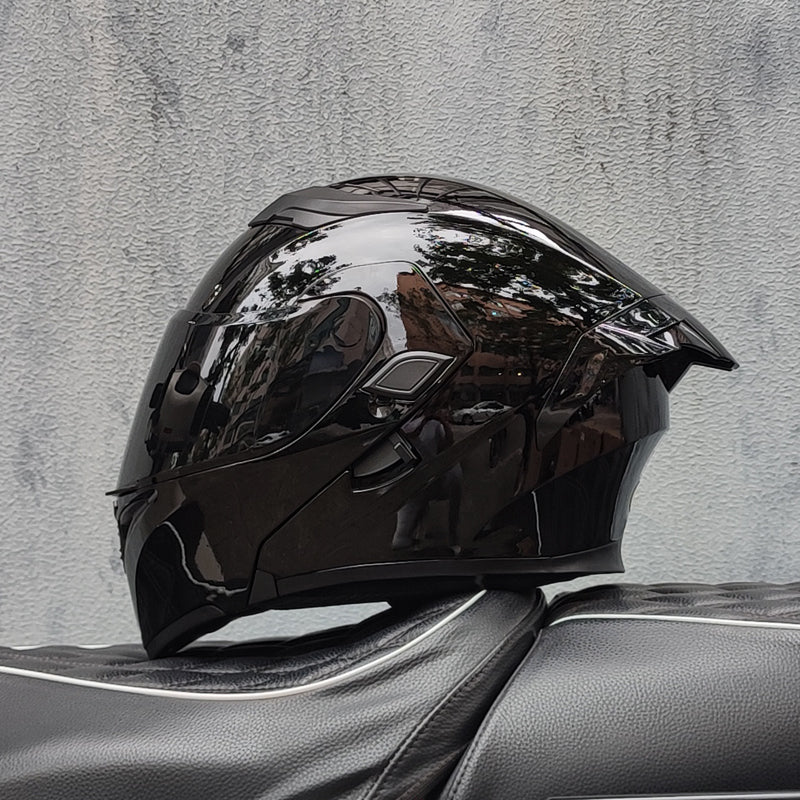 Mecha / 3C DOT Full Face Dual Visors Unisex /Bluetooth Motorcycle Helmet