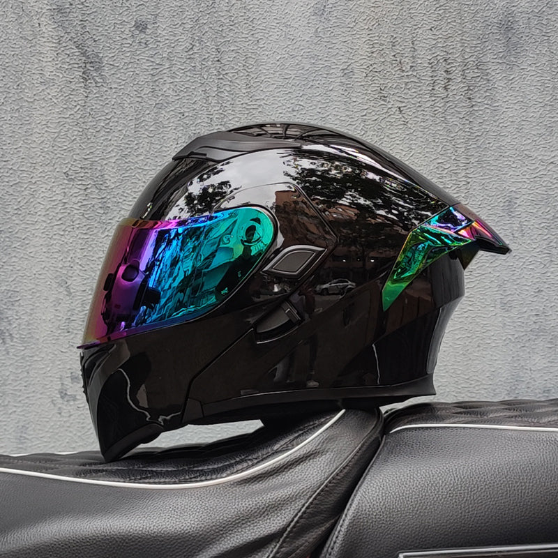 Mecha / 3C DOT Full Face Dual Visors Unisex /Bluetooth Motorcycle Helmet