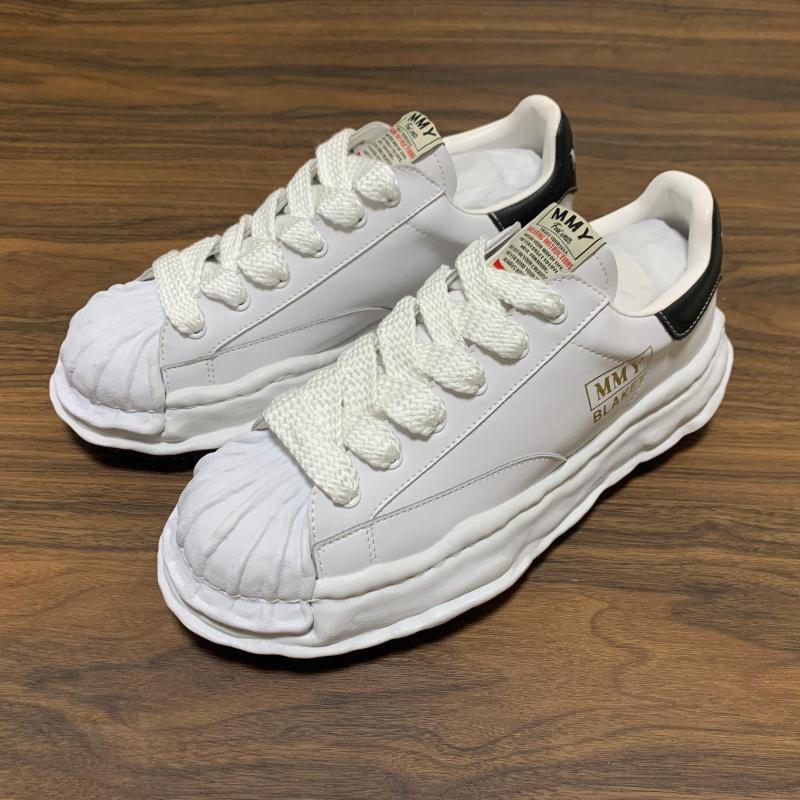 Mitsuharu Sanyuan Vintage Unisex Distressed Shell-Toe MMY Canvas Shoes Sneakers