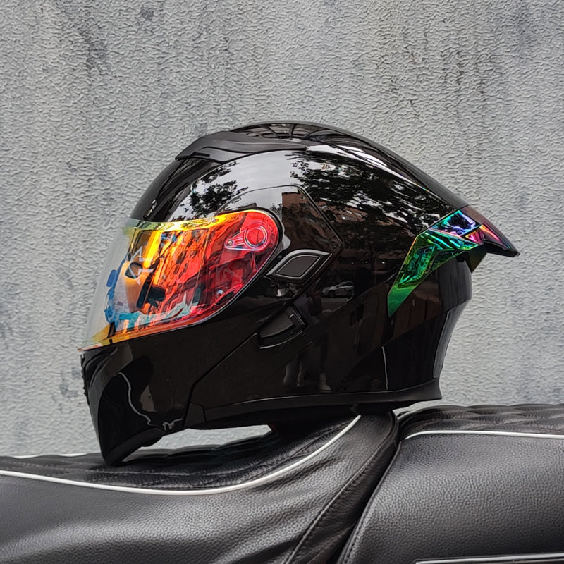 Mecha / 3C DOT Full Face Dual Visors Unisex /Bluetooth Motorcycle Helmet