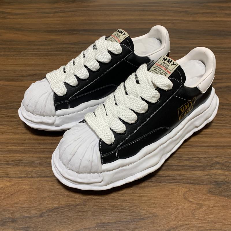 Mitsuharu Sanyuan Vintage Unisex Distressed Shell-Toe MMY Canvas Shoes Sneakers