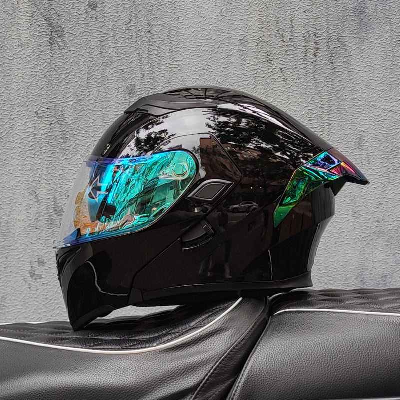 Mecha / 3C DOT Full Face Dual Visors Unisex /Bluetooth Motorcycle Helmet