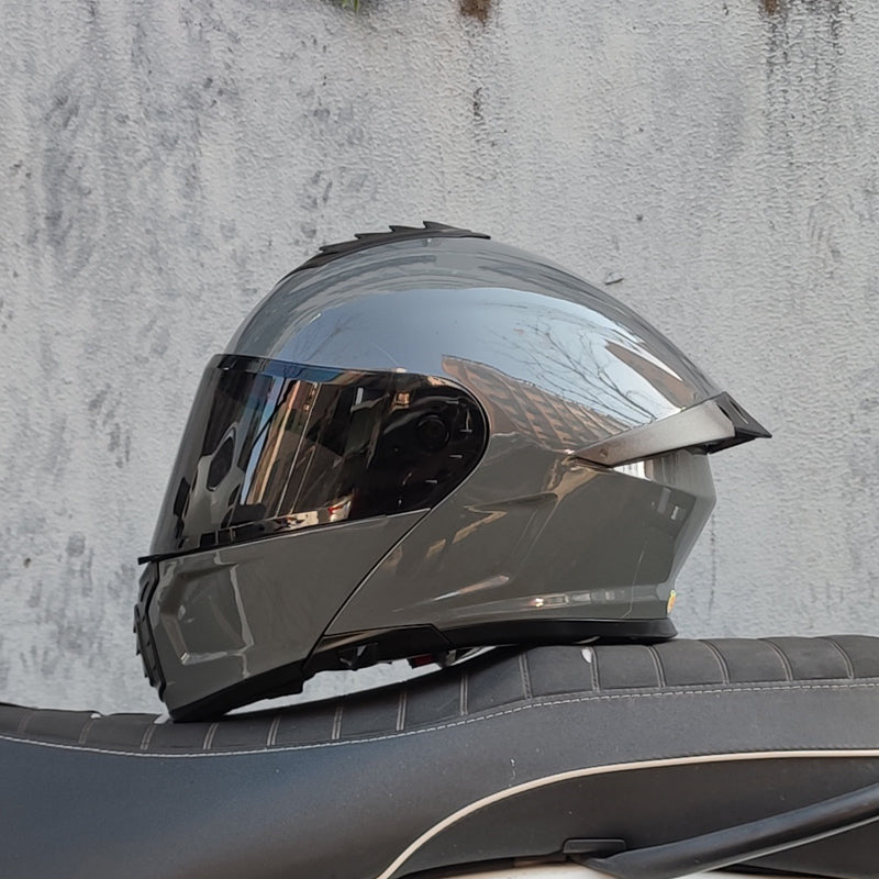 Ice Age 3C DOT Approve Full Face Dual Visors Unisex Bluetooth Motorcycle Helmet
