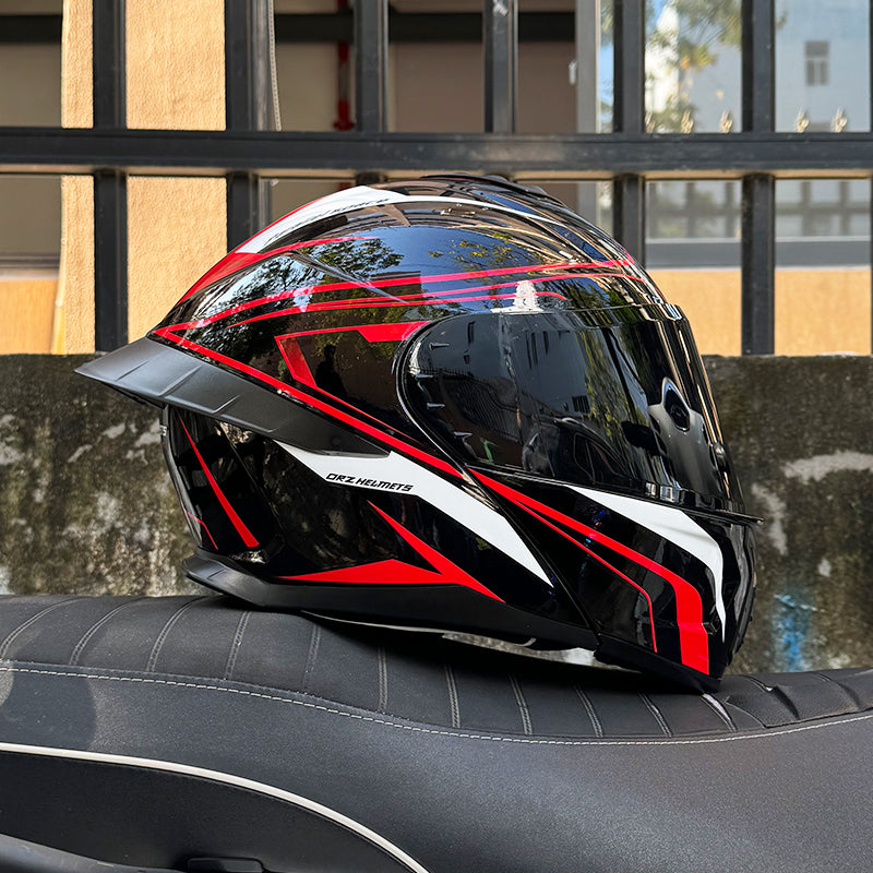 Ice Age 3C DOT Approve Full Face Dual Visors Unisex Bluetooth Motorcycle Helmet