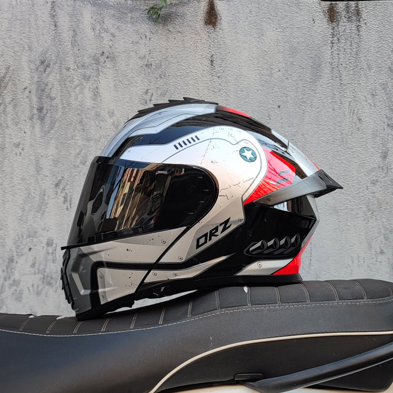 Ice Age 3C DOT Approve Full Face Dual Visors Unisex Bluetooth Motorcycle Helmet