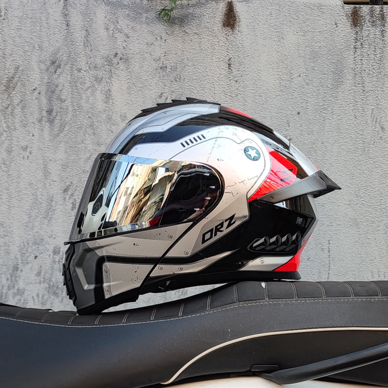 Ice Age 3C DOT Approve Full Face Dual Visors Unisex Bluetooth Motorcycle Helmet