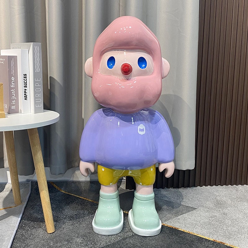 Farmer Bob Boyfriend Floor Display Cartoon Figurine/ Gift / Home Decor Piggy Bank