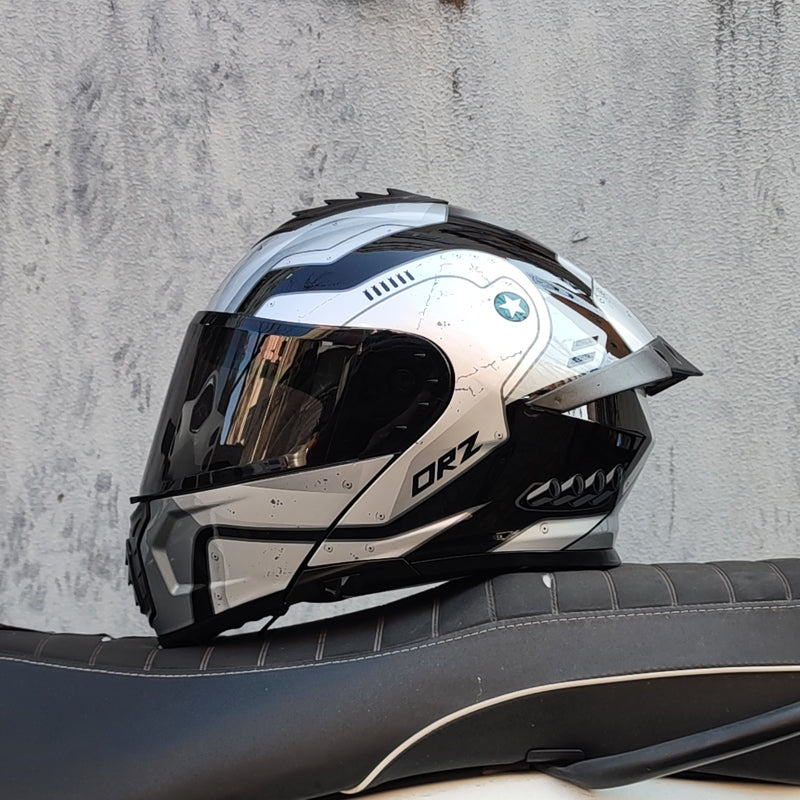 Ice Age 3C DOT Approve Full Face Dual Visors Unisex Bluetooth Motorcycle Helmet