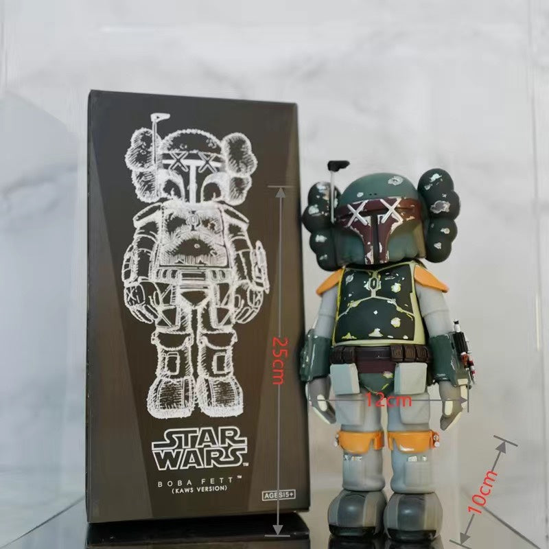 KAWS Figurine Collectible: Toy Handheld Ornament KAWS Covered Face Sesame Street