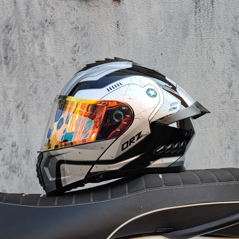 Ice Age 3C DOT Approve Full Face Dual Visors Unisex Bluetooth Motorcycle Helmet