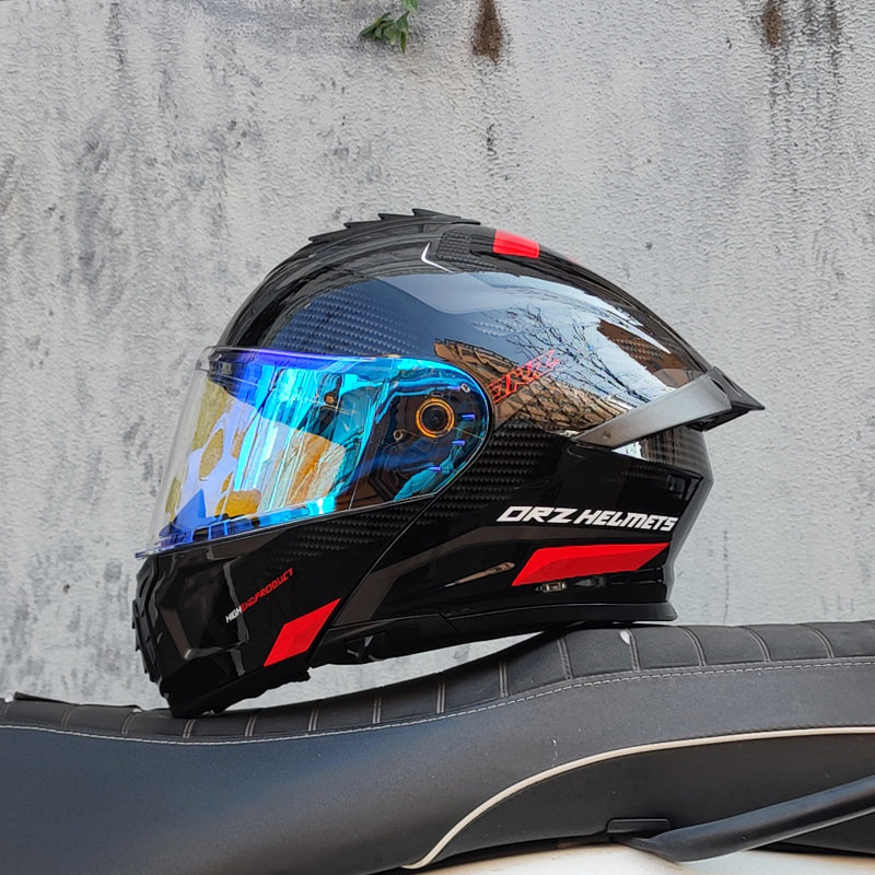 Ice Age 3C DOT Approve Full Face Dual Visors Unisex Bluetooth Motorcycle Helmet