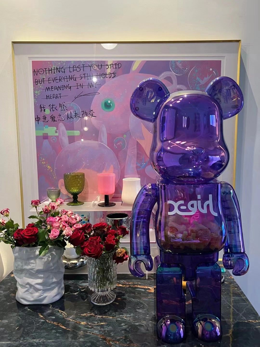 BE@RBRICK 1000% Building Block Figure 70CM | Limited Edition Collectible Bear Toy