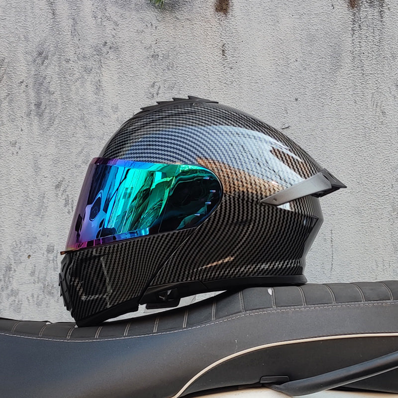 Ice Age 3C DOT Approve Full Face Dual Visors Unisex Bluetooth Motorcycle Helmet