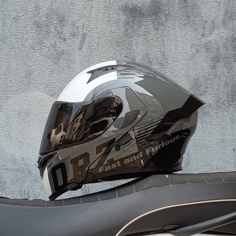 Ice Age 3C DOT Approve Full Face Dual Visors Unisex Bluetooth Motorcycle Helmet