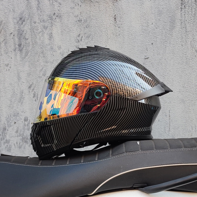 Ice Age 3C DOT Approve Full Face Dual Visors Unisex Bluetooth Motorcycle Helmet