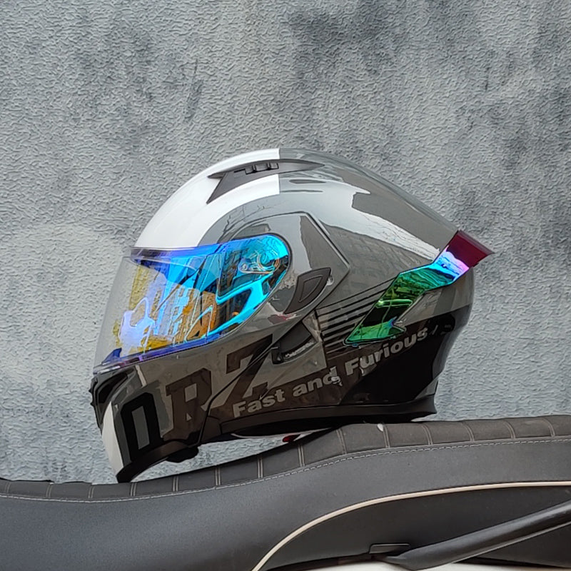 Ice Age 3C DOT Approve Full Face Dual Visors Unisex Bluetooth Motorcycle Helmet