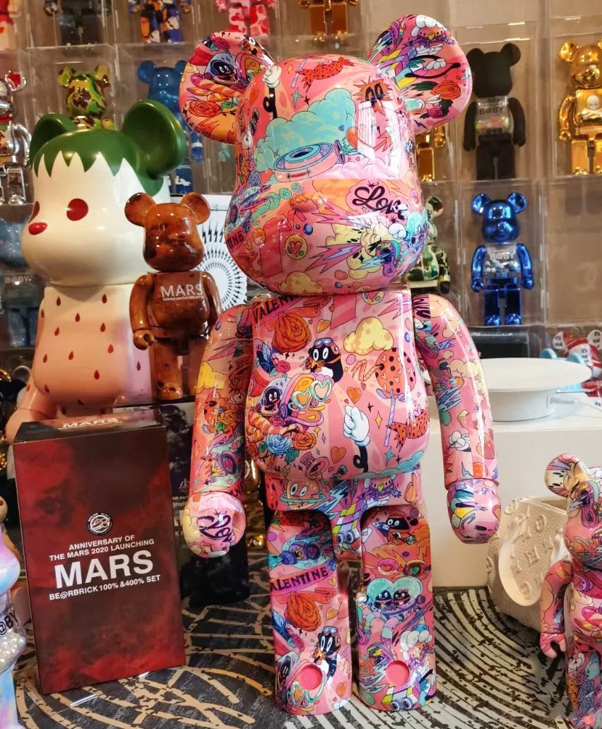 BE@RBRICK 1000% Building Block Figure 70CM | Limited Edition Collectible Bear Toy