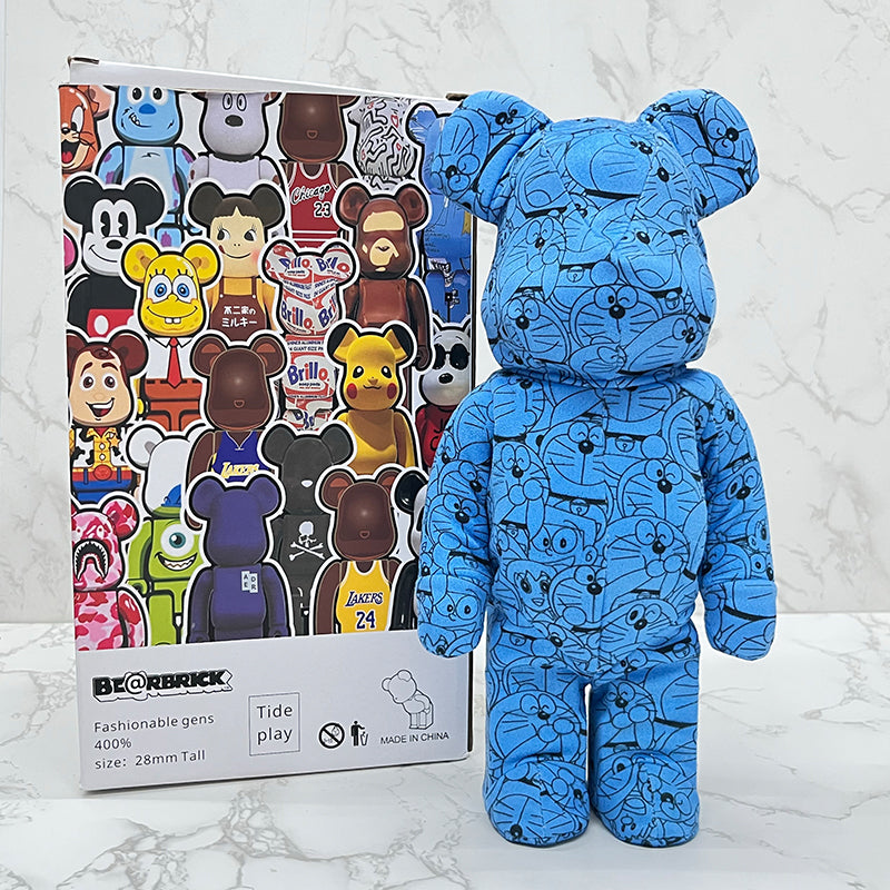 BE@RBRICK 400% Building Block Plating Violent Bears Collectible Figure Gift Toys